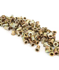 Badass Heavy Duty Zinc Coated Rivet Nut Kit Including One Hundred Assorted Sizes For Quick Automotive Repairs And Tough Metalworking Diy Hardware Projects, assorted rivet nuts.