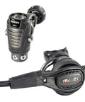 Epic ADJ 82X Scuba Regulator Set with pneumatically balanced first stage, AST second stage, 360-degree turret, and five LP ports.