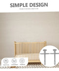 Simple design Grab And Go 10 Piece Spring Bolt Latch Kit for crib and window screens, featuring spring-loaded latches and plunger pins.