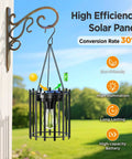 Bright Solar Lanterns Outdoor Waterproof Hangable Lights With Auto On Off Upgraded Lit Warm LED