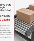 Heavy Duty Replacement Conveyor Rollers Set For Packaging Line Sorting Systems 5 Pack Dual Diameters 38mm And 50mm With 12mm Shaft High Load Capacity Up To 220lbs Per Roller on box conveyor