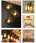 Interior settings with Smart Edison Bulbs 4 Pack WiFi LED E26 Edison Bulbs And ST19 Vintage Filament Dimmable 45W Equivalent 2200K Soft White