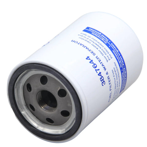 Volvo Fuel Filter Water Separator 3847644 Replacement, Compatible With Volvo 3862228, cylindrical part lying on side