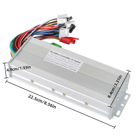 Beefed Up High Power Brushless Motor Speed Controller 48-72V 2000W For E Bike And Scooter Dual Mode Square Wave Controller With Smooth Braking, Precise Throttle, And Wide Compatibility With Sine Wave, Square Wave, And No Hall Motors