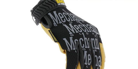 Material4X Original Work Gloves for Heavy Duty Protection with Abrasion Resistant Synthetic Leather, side view of glove