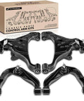 Beefed Up Set Of Four Front Upper And Lower Control Arm Kit With Ball Joints And Bushings For Nissan Frontier 2005 2018 Pathfinder 2005 2012 And Xterra 2005 2015 Designed For Tough Roads And Tight Steering With Smooth Ride