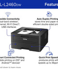 Wireless Compact Monochrome Laser Printer With Duplex Printing And Mobile Printing Black And White Output Alexa Compatible