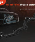 Audi A6 Quattro 2009 2010 2011 V6 3 L Coolant Radiator Pipe Water Hose Replacement, OEM Fit, no cutting, leak proof