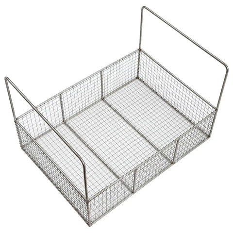 Heavy Duty 61L Three Tank Ultrasonic Cleaner With Hot Air Drying And Oil Skimmer For Industrial Metal Parts Cleaning System Rinsing Workstation 220V wire mesh basket for parts cleaning