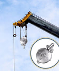 Beefy Yarding Block With Shackle And Pin Snatch Block Pulley For Wire Rope Cable Systems 1.5 To 6 Ton Capacity 6 Inch Sheave