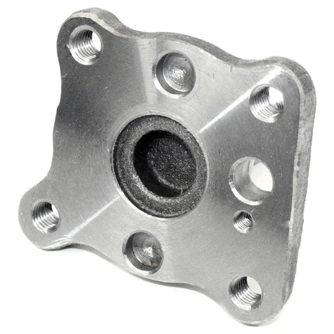 Ford Focus Rear Left Spindle Stub Shaft OE Replacement 2000 To 2008 Fits Driver Side Or Passenger Side For Smooth Wheel Hub Action And Long Lasting Performance., steel spindle hub flange with threaded bolt holes