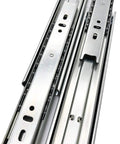 5 Pairs Of 14 Inch Full Extension Drawer Slides With Ball Bearing, Silent Side Mounted, Zinc Plated Cold Rolled Steel, 100 Lb Load Capacity