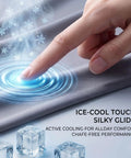 Men's Ice Cool Silky Sun Protection Hoodie UPF 50 Plus Long Sleeve Rash Guard Shirt with ice-cool touch