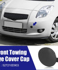 Black Front Right Bumper Tow Hook Cover Replacement For Toyota Yaris Sedan VIOS 2008 2013 Tow Eye Cap OE Number 527210D903