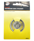2 Inch Mesh Bathroom Sink Strainer In Stainless Steel For Lavatory Drains Hair Catcher On Retail Packaging