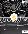 Harley Davidson Shifter Linkage Replacement For Touring Models 1980 To 2024 Street Glide Electra Glide Road King Softail Dyna Road Glide Tri Glide Easy Install And Ready To Go Gear Shift Linkage before and after on V-twin engine