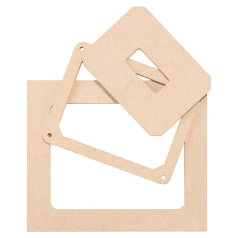Router Table Insert Plate Template Kit With MDF Routing Template And Threaded Inserts Plus Router Bits For 9-1/4 x 11-3/4 Standard Plates RTS020