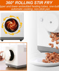 The Real Deal Smart Coffee Roaster, 1500 Gram Capacity With Digital Temp And Timer Display, Quick Push Buttons, 360 Degree Auto Drum Roasting For Home Or Cafe Shop Use, Reliable Upper Lower Heating Tubes with stirring feature.