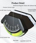 Stick On RV Level With Magnetic Adhesive For Campers And Trailers, Bubble Leveler Inclinometer Gauge, detailed product features