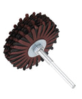 Heavy Duty Abrasive Flap Wheel 3 2 Inch Diameter With Quarter Inch Shank For Smoother Finishing And Fast Material Removal In 150 Grit Aluminum Oxide