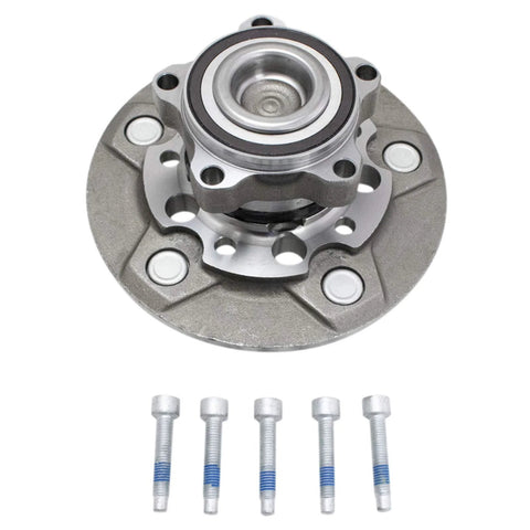 Front Left Or Right Wheel Bearing And Hub Assembly For 2015-2019 Ford Transit 250 SRW And 350 HD Plug-And-Play OE-Quality Replacement Easy Install DIY Video Guide Included, with bolts