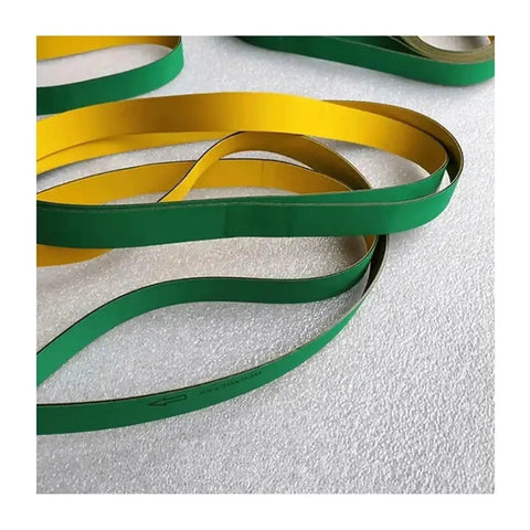 Beefed Up High Speed Flat Drive Belt For Textile Conveyors 120mm Wide By 2060mm Long rubber nylon belt coiled on foam