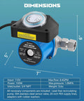 Kick The Cold Shower Habit This Smart Water Pump pushes instant hot speed; features an industrial grade sensor valve and PEX hoses.