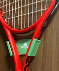 Racket Wall Mount Organizer For Tennis Badminton Ping Pong Multipurpose Space Saving Rack Bracket with red tennis racquet