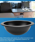 Real Deal Heavy Duty 304 Stainless Steel Round Tub Drain Featuring A Slick Black Coating And Rock Solid 40Mm Outlet for sink upgrade.