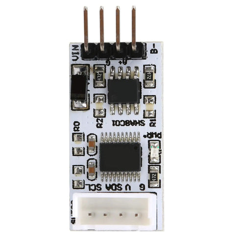 RS485 Temperature And Humidity Sensor Module With 12V Power For Industrial Monitoring, Compact Bus Module With Easy Wiring And Stable Signal, Perfect For Real Time Environmental Tracking In Electronics Projects., close-up PCB with pins