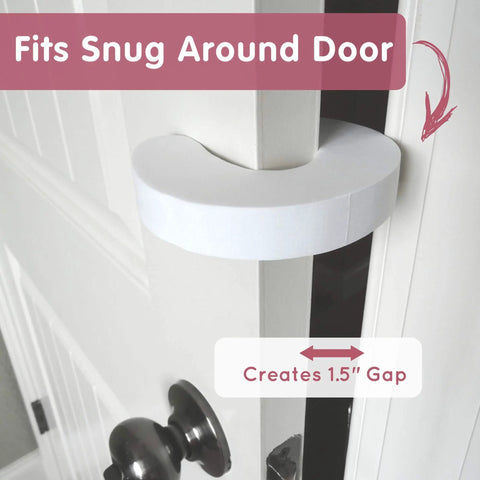 Finger Pinch Guard For Doors 2 Pack Baby Proof Door Stopper With Soft Foam Keeps Doors From Slamming Prevents Finger Pinch Injuries