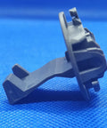 Side view of Washer Lid Strike Replacement W11457841, heavy duty door strike lock in dark gray for top load washers.