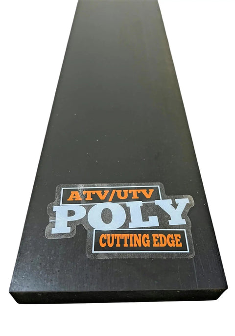 Heavy Duty 5 By 1 Inch Poly Snow Plow Cutting Edge For 72 Inch Blade showing surface texture and label