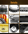Detailed components of Timing Chain Kit With Water Pump And Camshaft Holding Tool For 2011 Through 2019 Explorer Edge Taurus Flex 3.5L And 3.7L V6 Engines With Timing Alignment Holder Easy Install Built To Last
