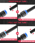 4mm OD Black Polyurethane PU Air Hose Tube For Compressed Air And Fluid Transfer, 10 Meter Length, installation guide