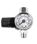 HVLP Spray Gun Air Regulator With Pressure Gauge And Diaphragm Control 0 To 150 PSI Locking Adjustment Knob Analog Gauge Inlet