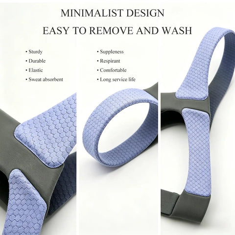 Replacement Elastic Headgear Strap for Nasal Guard CPAP Masks Easy Fit Breathable Durable Adjustable Blue Headpiece