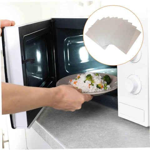 Microwave oven with 12 Piece Mica Sheet Waveguide Covers For Microwave Oven With High Temperature Heat Resistant Insulation