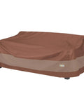 Ultimate Waterproof Patio Sofa Cover with All Weather Protection for Outdoor Couches fits up to 77W x 35D x 35H inches mocha