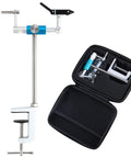 Ultra Lightweight Rotary Fly Tying Vise With 360 Degree Rotation Aluminum Alloy Build Rust Free Includes Portable Carry Bag