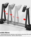 Side view of Magnetic Adjustable Circuit Board Holder With 360 Degrees Rotating Clamps showing flexibility and movement.