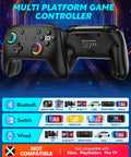 Enhanced Wireless Bluetooth Switch Controller For Nintendo Switch 2 Switch Lite And OLED with RGB Hall Effect Joysticks