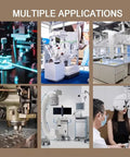 Multiple applications of Smooth As Butter Precision Manual Linear Stage Actuator With 100mm Stroke in robotics and machining.