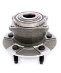 Front view of Rear Wheel Bearing Hub Assembly Fits 2002 To 2007 Saturn Vue Non-ABS, 2005 Chevy Equinox Non-ABS, 2006 Pontiac Torrent Non-ABS