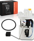 Straight Shot Electric Fuel Pump Module Assembly For Mazda showing assembly details and packaging for plug and play installation.