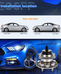 Rear Left And Right Wheel Hub Bearing Assembly With ABS For Lexus CT200h 2011 2017 Toyota Prius 2016 2020 Prius Prime