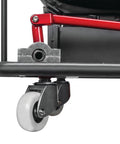 Crazy Cart XL Drifting Ride On Toy With High Torque Chain Driven Motor, front caster wheel and powder coated steel frame detail