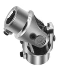 Three Quarter DD To Three Quarter DD Steering Shaft Universal U Joint Coupling In Chrome Steel Powder Coated Single Steering Shaft Joint