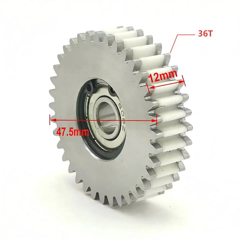 36 Tooth Steel And Nylon Planetary Gear Replacement Part 47.5X12mm For High Torque Ebike Motors 500W 750W 1000W G020 G060 G062