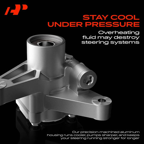 Product image of Power Steering Pump With Pulley For Jeep Wrangler 2012 2017 And 2018 JK 3.6L Gas V6 Replace 5154400AC Direct Fit